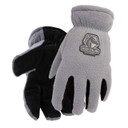 Black Stallion 15FH-Gray FuzzyHand Split Cowhide & Polar Fleece Winter Gloves, Large