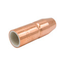 Miller NS-M1200C AccuLock MDX Thread-On Nozzle, 1/2" Orifice, Flush Tip, Copper, 2 pack