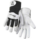 Steiner 0263 Pro-Series IronFlex TIG Premium Kidskin TIG Welding Gloves, Nomex, Poly Lined Back, Adjustable Cuff, Medium