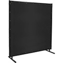 Steiner 536HD-6X10 Protect-O-Screen HD with Black Vinyl Laminated Polyester Welding Curtain with Frame