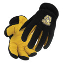 Black Stallion 15FH-BLK Pigskin Water Resistant Winter Glove, Large