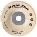 Walter 15M045 4-1/2x5/8-11 Turbo Cooling Backing Pad Assembly Soft WHITE