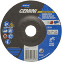 Norton 66252843598 5x1/4x7/8 In. Gemini AO Grinding Wheels, Type 27, 24 Grit, 25 pack