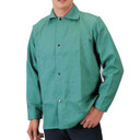 Tillman 6230 30" 9 oz. Green FR Cotton Welding Jacket, Large