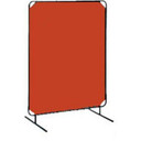 Tillman 6031088 8x8 ft Orange Vinyl Welding Curtain with Frame