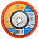 Norton 66623303915 5x5/8-11” Bear-Tex Blaze Rapid Strip Ceramic Alumina Non-Woven Depressed Center Discs, Extra Coarse, 10 pack