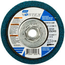 Norton 66254429243 4-1/2x5/8-11” Bear-Tex Vortex Rapid Blend Aluminum Oxide Non-Woven Depressed Center Discs, Medium Grit, 10 pack