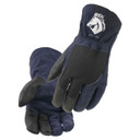 Black Stallion GT7120-NB BSX Grain Goatskin & Flame-Resistant Stretch Knit Cotton TIG Glove, Medium