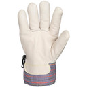 Tillman 1565 Top Grain Pigskin & Canvas Winter Gloves, Thinsulate™ Lined, Large