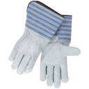 Black Stallion 8FB Premium Shoulder Split Cowhide Work Gloves with Full Leather Back, Long Cuff, 12 pack