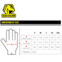 Black Stallion GC1525-GB Accuflex 15G Nylon Nitrile Micro-Foam Knit Gloves, Large, 12 pack