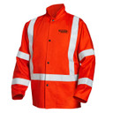 Lincoln K4692 High Visibility FR Orange Jacket with Reflective Stripes, Large