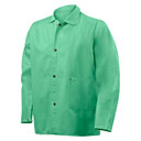 Steiner 1030-XS Weldlite Flame Retardant Cotton Welding Jacket, 30" Long, Green, X-Small