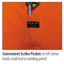 Black Stallion TF2510-GY NFPA 2112 & NFPA70E FR Cotton Knit Long-Sleeve T-Shirt, Gray, X-Large