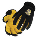 Black Stallion 15FH-BLK Pigskin Water Resistant Winter Glove, Medium