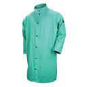 Black Stallion F9-42C Flame Resistant Cotton Shop Coat, Green, Large