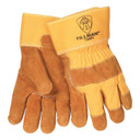 Tillman 1500Y Split Cowhide Cotton Lined Canvas Back Work Gloves, Large, 12 pack