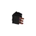 Miller 266614 Switch, Rocker Spdt 8A 125Vac (On)-Off-(On) .187T