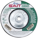 United Abrasives SAIT 20161 4-1/2x1/4x5/8-11 C24N Fast Grinding Concrete/Metal Super Lock Hub Grinding Wheel, 10 pack