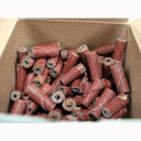 United Abrasives SAIT 38040 3/8x1x1/8 Premium Straight Cartridge Rolls 60 Grit, 100 pack