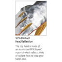 Lincoln Electric K2982 Top Grain Cowhide/Aluminized Welding Gloves, Large