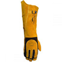 Caiman 1878 21" American Deerskin, Kontour Pattern, Padded Cuff MIG Stick Glove, X-Large