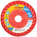 Norton 66261132813 4-1/2x7/8 In. Red Heat R983 CA Coarse Grit Flap Discs, Quick Trim, 40 Grit, 10 pack