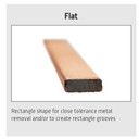 Lincoln Electric KP3802-3/8 CarbonElite Flat Gouging Electrodes, 50 pack