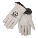 Black Stallion 93W Fleece Insulated Cowhide Winter Drivers Gloves, Large