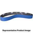 Norton 78072728686 2-1/2x60” BlueFire R823P Zirconia Alumina Cloth Narrow Benchstand Belts, 120 Grit, Medium, 10 pack