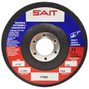 United Abrasives SAIT 77880 4-1/2x7/8 Unitized Wheels Series 3SF (632) Type 27 Silicon Carbide Medium Density Fine Grade, 5 pack