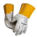 Tillman 1350 Unlined Top Grain Cowhide MIG Welding Gloves 4" Cuff, Small