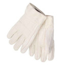 Black Stallion 1230 30 oz. White Cotton Hot Mill Gloves, Large, 12 pack