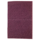 Norton 66261084700 6x9" Bear-Tex Non-Woven Hand Pads, 847 Maroon, Very Fine Grit, Perforated General Purpose Plus Pads, 60 pack