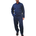 Tillman 6950B 9 oz. Navy Flame Resistant Westex Indura Coveralls, Medium