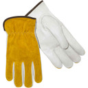 Steiner 0239 Premium Grain Cowhide Palm, Split Cowhide Back Drivers Gloves, Large