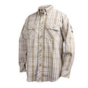 Black Stallion WF2110-PK AR/FR Cotton Work Shirt, NFPA 2112 Arc Rated, Plaid, Small