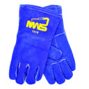 Tillman 1018 14" Cowhide/Lined Stick Welding Gloves, Blue Large