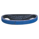 Norton 78072728745 1/2x12” BlueFire R823P Coated Zirconia Alumina Cloth File Belts, 60 Grit, Coarse, 50 pack