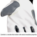 Black Stallion A61 ARC-Rated Cowhide & FR Cotton Utility Gloves, Medium