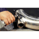 Walter 13C160 1-3/8"x1/4"x1/4" Mounted Wheel Brush .008 Crimped Stainless Steel Wire