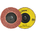 Walter 04A256 2-1/2" Twist Quick Change Flap Discs Metal Surface Grinding and Finishing Discs 60 Grit, 10 pack