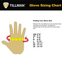 Tillman 1413 Top Grain/Split Cowhide Unlined Leather Rolled Cuff Drivers Glove, Medium