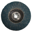 United Abrasives SAIT 78126 5x5/8-11 Ovation Type 27 With Hub High Density Zirconium Flap Discs 40 Grit, 10 pack