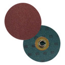 United Abrasives SAIT 52232 Sait-Lok 3" 2A Aluminum Oxide Laminated Grinding Discs 60 Grit, 50 pack