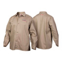 Lincoln Electric K3317 Traditional Khaki FR Cloth Welding Jacket, 3X-Large