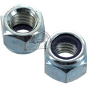 Miller 010909 Nut, 375-16 .56Hex .46H Stl Pld elastic Stop N, 2 pack