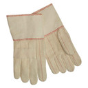 Steiner 00130 Cotton Hot Mill 30 oz Gloves, 4" Gauntlet Cuff, Large, 12 pack