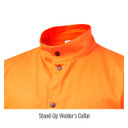 Black Stallion JF1625-OR Stretch-Back FR Cotton Welding Jacket, Orange, X-Large