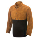 Steiner 9210-3X Premium Side Split Cowhide Welding Cape Sleeves (Without Bib) Brown 3X-Large